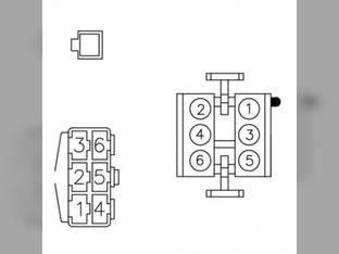 Radio Wiring Harness - John Deere 6600 9600 7720 8820 9500 3300 9400 6620