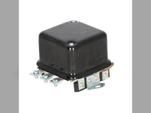 Voltage Regulator - 12 Volt - 4 Terminal - Flat Mount International Cub John Deere 430 1010 420 2010 Oliver 880 550 Super 55 770 1800 77 1600 Allis Chalmers D17 D15 WC D12 D14 D10 D19 Cub Cadet