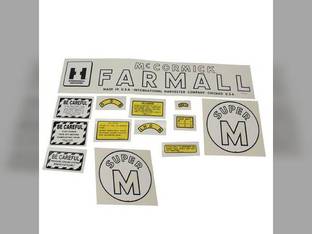 Mylar Decal Set - Farmall & Super M International Super M