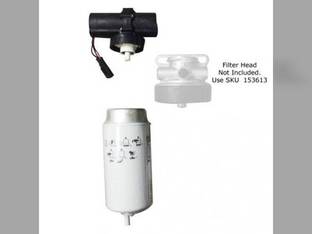 Electric Fuel Lift Transfer Pump with Filter less Head Case IH MXM190 MXM120 MXM155 MXM130 MXM140 MXM175 New Holland TM135 8010 L865 TS100 LS180 TS110 LX885 TM120 TM125 LS190 LX865 TM150 TM140 TM130