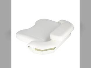 Seat Cushion Set White Vinyl Allis Chalmers 185 190XT 190 180 210 200 220 220 70243509
