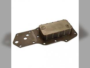 Oil Cooler - Engine fits New Holland T5050 T5060 T6010 T6020 T6040 T6060 TD5050 TL80A TL90A TL100A TS100A 87416027 fits Case J921557 fits Case IH Maxxum 110 Maxxum 120 MXU100 MXU110 5120 5220 J904320