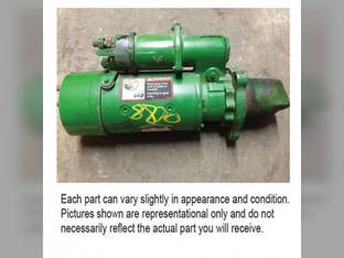 Used Starter Compatible with John Deere 8640 6710 9400T 7520 5820 9300T 8760 8630 5020 9200 8650 8770 644 5830 9400 6030 9300 9880 8850 RE69590