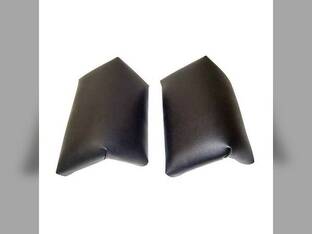 Armrests - Pair Vinyl Black fits Case 450B 450C 455C 550 850B 850C 1150C 1150B 450B 450C 850B 850C 1150C 455C 550 R39322
