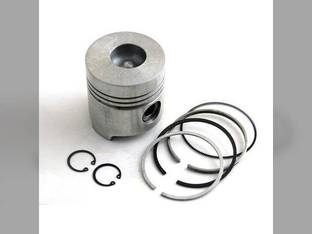 Piston and Rings - 95 mm Standard Single Cylinder fits Allis Chalmers 5040 72094302 fits FIAT 8035.01 420 450 450DT 480 480DT 550 1900691 1909199LONG fits Oliver 1250A 1255 1355 fits Long TX13158