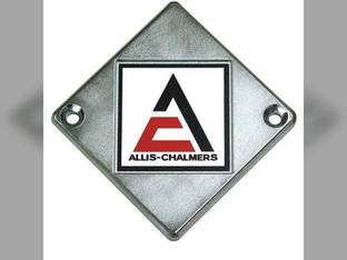 Emblem A/C Logo on Chrome Diamond Allis Chalmers D10 D19 ED40 D14 D12 D21 D15 D17 70246724 Gleaner E3 A2 C E F K 70246724