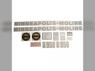 Tractor Decal Set G950 Vinyl Minneapolis Moline G950