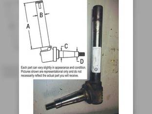 Used Spindle - Left Hand & Right Hand Compatible with Allis Chalmers 175 D17 185 D15 170 180 70270038