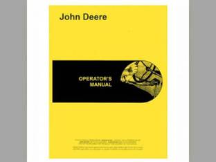 Operator's Manual - 2010 Compatible with John Deere 2010 2010 OMT18596