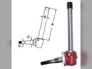 Spindle - Left Hand fits Massey Ferguson 135 240 897237M94
