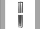 Exhaust Stack - 6" x 120" Straight Chrome fits Exhaust/Clamps/Rain Caps/Stack Stacks & Extensions