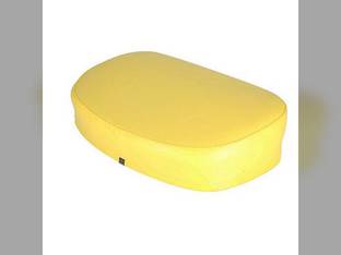 Seat Cushion Steel Backed Vinyl Yellow Compatible with John Deere 4030 830 4620 6620 6030 7020 2510 5200 3010 7700 5020 6600 4520 4630 2010 3020 4320 4230 7520 820 5400 4010 4000 4430 5010 4020 2520