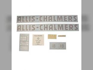 Decal Set IB Black Letters Vinyl fits Allis Chalmers IB