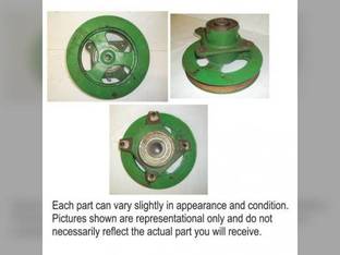 Used Charge Pump Drive Sheave and Hub Assembly Compatible with John Deere 9450 9500 SH 9650 CTS 9650 STS 9650 CTS CTSII 9550 SH 9501 9510 9600 9750 STS 9500 9410 9610 9400 9510 SH 9550 H132937