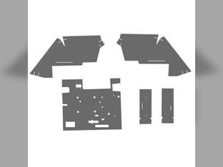 Cab Foam Kit less Headliner Gray/Black Basket Weave Case 1594 1494 1394 David Brown 1394 1494 1594