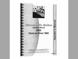 Operator's Manual fits Minneapolis Moline G950