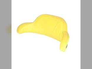 Backrest for 2 Piece American Style Set Vinyl Yellow Compatible with John Deere 2130 820 830 830 2750 2550 1530 1020 2020 7700 2030 2240 2640 2950 2350 2040 3040 2940 2840 2150 3140 4400 2440 1640