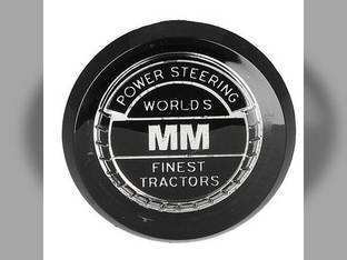 Steering Wheel Medallion Cap Minneapolis Moline G950 Jet Star G706 M670 4 Star G707 U302 SUPER 4 STAR M5 G708 M604 A4T 1600 GVI G900 G1000 G705 JET STAR 3 SUPER Jet Star 3 5 Star A4T 1400 M504 M602