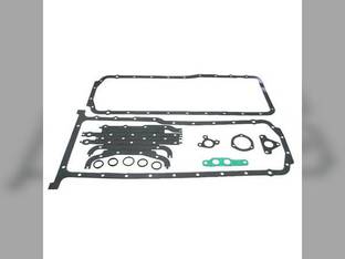 Oil Pan Gasket Set Compatible with John Deere 4960 8560 8570 740G 770B 4555 4755 644E 740E 850C 7700 8200 748E 7800 644G 8100 6076T 748G 772B 4255 4055 4955 4760 8300 4560 4455 AMGS1001