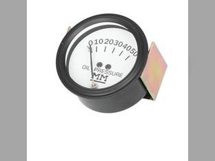 Oil Pressure Gauge - Black Bezel fits Minneapolis Moline Big Mo Big Mo 500 G G705 G706 G707 G708 GVI Jet Star M5 M602 M604 M670 Super R U Z 335 445 10A7986 30-3485471 JT854