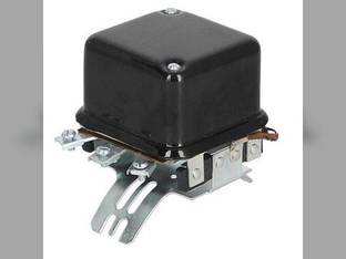 Voltage Regulator - 12 Volt - 4 Terminal - Curved Mount Oliver 77 88 770 880 Allis Chalmers D15 WD45 CockShutt / CO OP Minneapolis Moline Massey Ferguson Massey Harris White John Deere A G 50 60 70