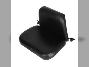 Seat Cushion Set Black Vinyl Allis Chalmers 175 8070 7000 7040 185 7060 190XT 7045 7050 8550 7080 7580 7010 7020 7030 170 8050 8030 200 8010 190 180 210