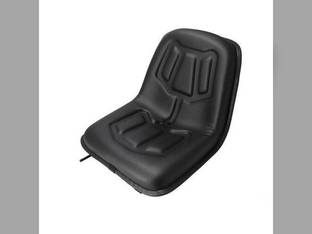 Seat with Slide Track Black Vinyl fits New Holland TC18 TN65F TN75F TN90F fits Massey Ferguson 253 261 274 364S 374S 384 384S 394 394S 3106006M91