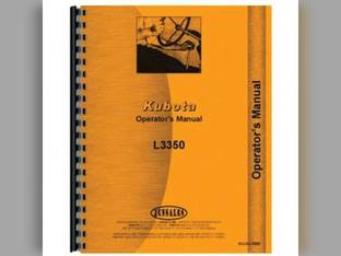 Operator's Manual fits Kubota L3350