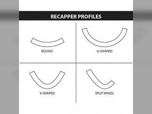 Recapper Half - Round Shaped International 620 100