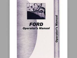 Operator's Manual - 701 901 Ford 941 941 771 771 901 901 971 971 741 741 961 961 951 951 701 701 981 981