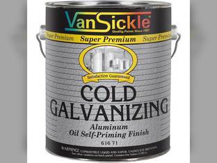 Cold Galvanizing Aluminum Tractor Paint Gallon fits Paint, Sealants, Lubricants, Chemicals Model not linked to Eq/Make Combo - Universal