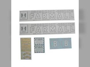 McCormick-Deering Farmall Decal Set B Vinyl fits International B