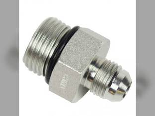 Hydraulic Adapter - Straight 3/8" Tube OD JIC 37° Male x 5/8" - 14 Male O-Ring Boss