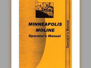 Operator's Manual fits Minneapolis Moline UT UTS