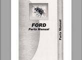 Parts Manual fits Ford 2300 5190 4100 5000 3100 4190 3190 4330 7100 2000 2100 3300 4410 7200 3120 2150 4200 4000 2120 5100 4140 3400 2310 5200 3150 4110 7000 3000 2110 3310 3055 3500 4400 4500 3550