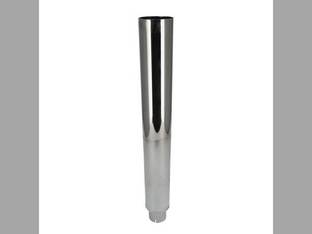 Exhaust Stack - 2-3/8" x 27" Straight Chrome Oliver 88 Super 77 77 66 Super 88 Super 66
