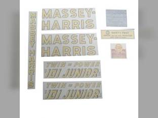 Tractor Decal Set 101 Junior Twin Power Vinyl Massey Harris 101