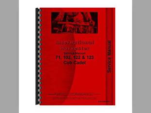 Service Manual fits Cub Cadet 71 102 122