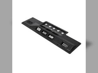 Air Conditioning / Heat Control Panel Bezel Black 8 Vents John Deere 6620 4840 8440 4050 4240 8630 5720 8650 4450 6600 8450 4250 4650 7720 8820 8430 4030 4230 4040 4430 4640 8640 4630 6622 4440 4850