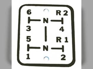 Shift Pattern Plate fits Oliver 880 102682A