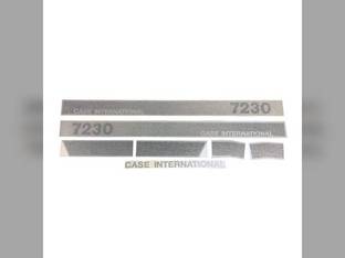 Hood/Cab Stripe Decal Set Gradient - Vinyl fits Case IH 7230