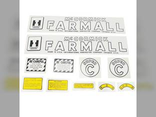 Mylar Decal Set - Farmall & Super C International Super C