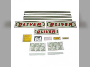 Tractor Decal Set 995 Early Diesel Mylar Oliver 995