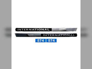 574 Hood Decal Set Mylar fits International 574