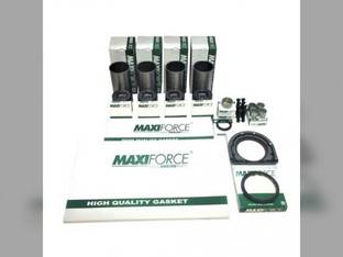 Engine Rebuild Kit with Valve Train - Less Bearings - 4.10" Liner O.D. Massey Ferguson 384 670 375 3050 265 175 6500 50B 50H 184 274 50C 31 174 50 255 374 50E 30 362 180 Allis Chalmers 170 Perkins