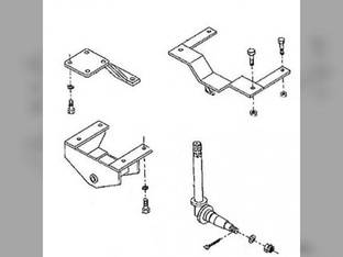 Front Axle Complete Without Hubs International H Super H 300 350 DU300