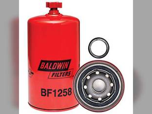 Filter - Fuel / Water Separator with Drain Spin On BF1258 Case IH 2366 9150 9380 9170 9390 9350 2377 9370 9280 2388 2344 9270 9250 2166 2188 9180 2144 9260 Steiger PANTHER 1000 LION 1000 Case 921