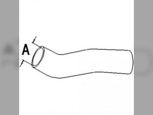 Radiator Hose - Lower White 80 American 60 American 303457265