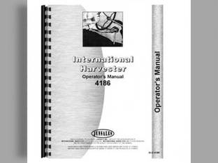 Operator's Manual fits International 4186