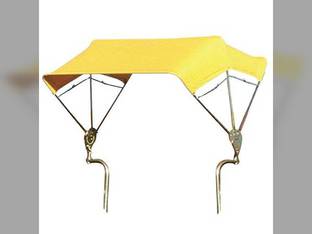 SNOWCO 3-Bow Tractor Canopy with Frame Axle Mount 48